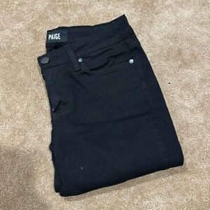 PAIGE brand size 27 black skinny jean deal!! .